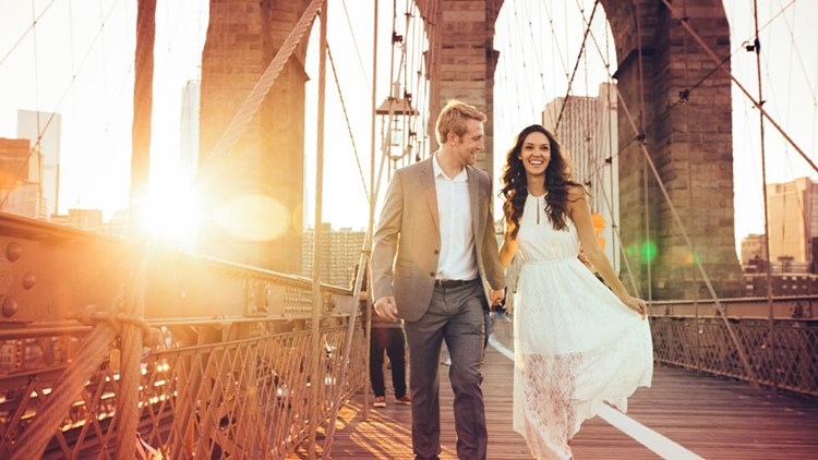 New York bride groom couple destination wedding