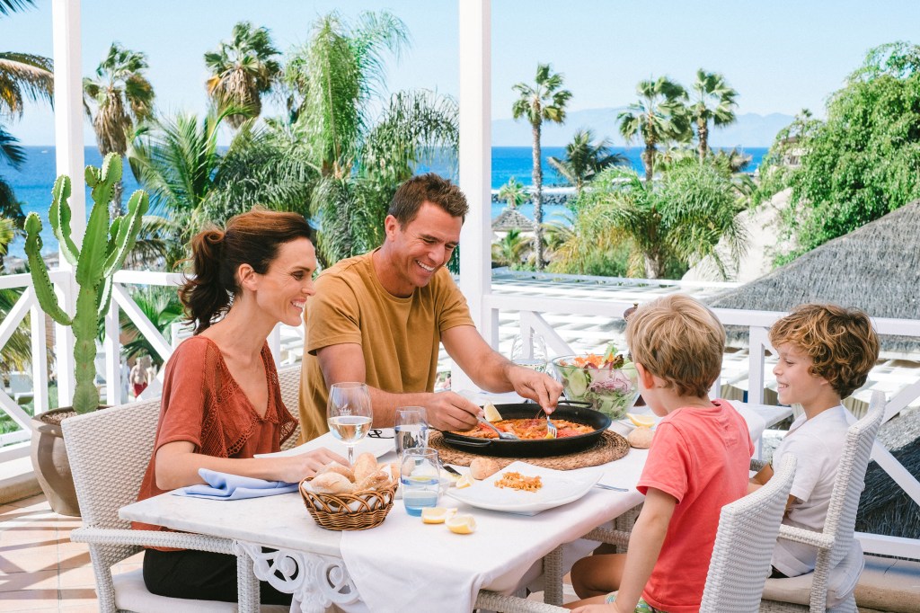 Beach club restaurant